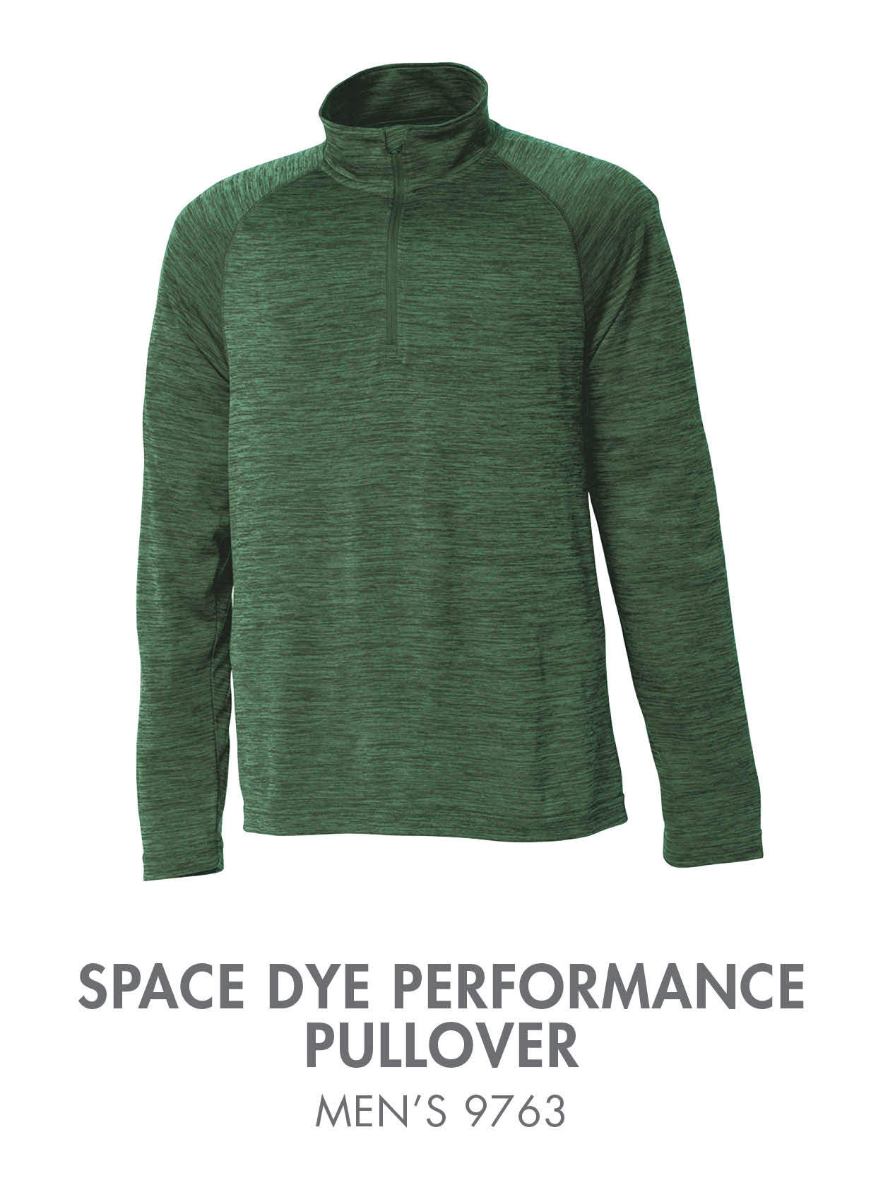 Space Dye Performance Pullover