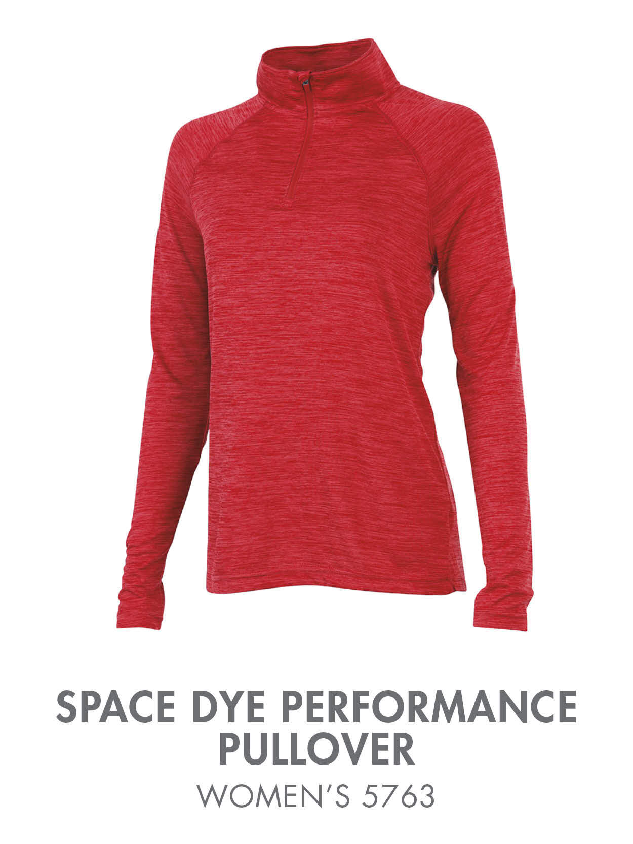 Space Dye Performance Pullover