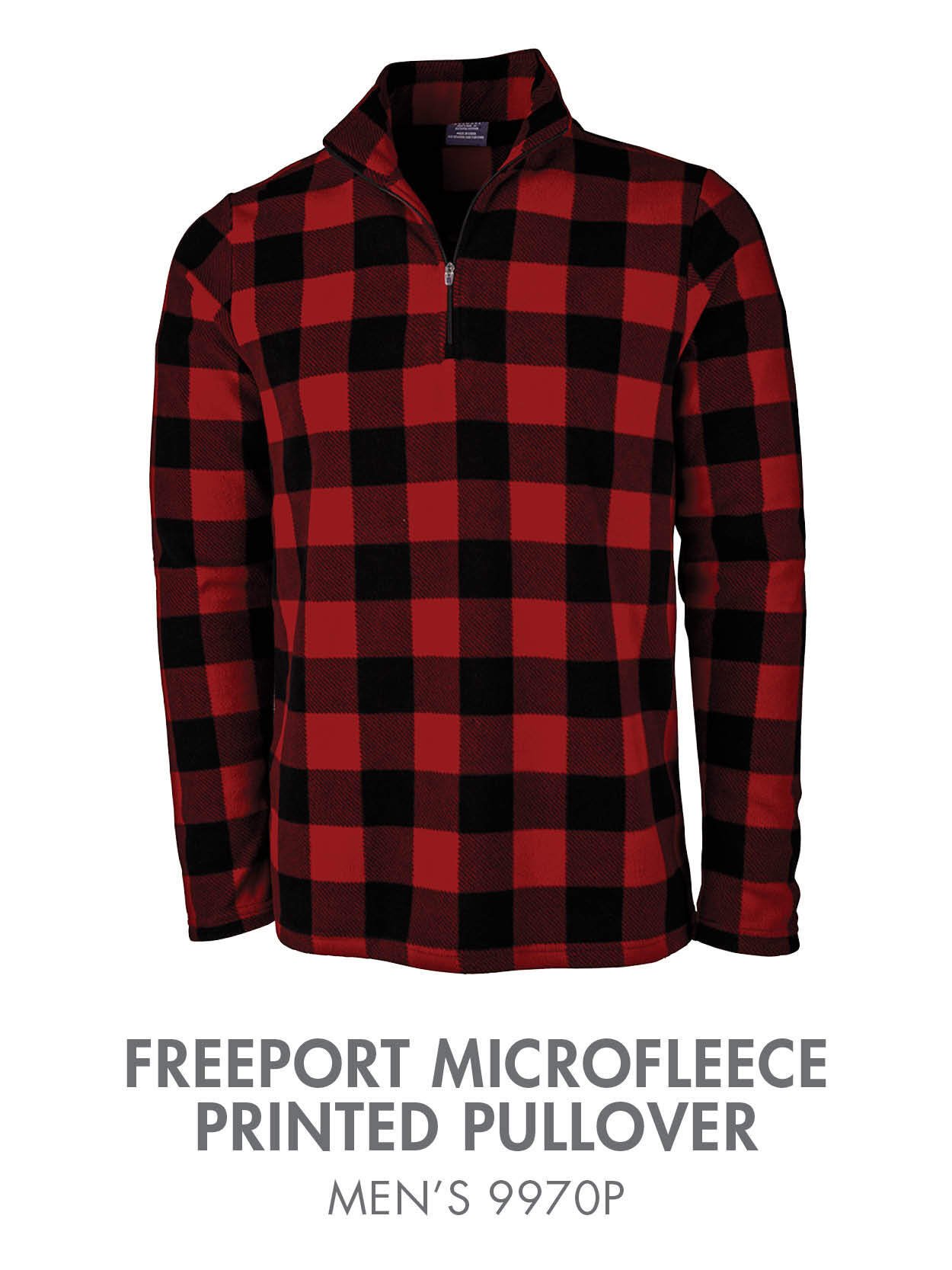 Freeport Microfleece Printed Pullover