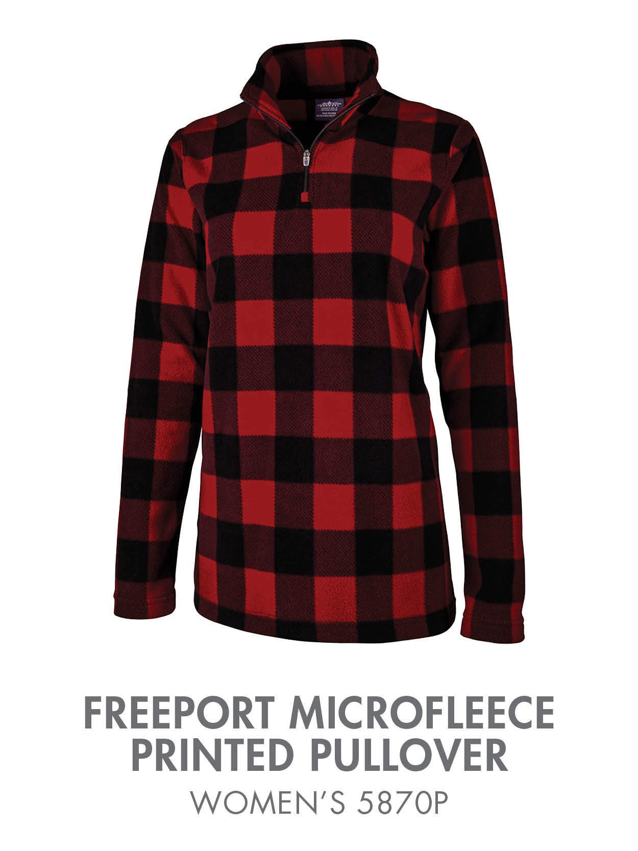 Freeport Microfleece Printed Pullover