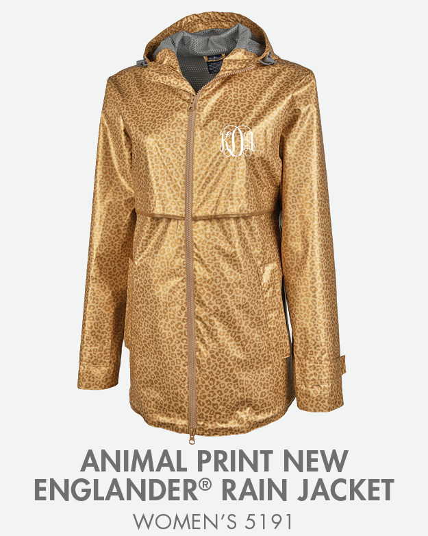 Animal Print New Englander Rain Jacket Women's 5191